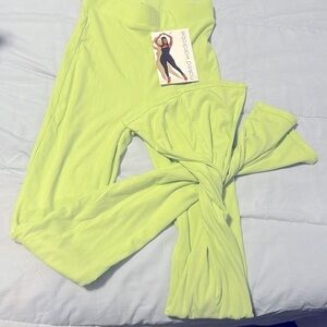 NWT Naked Wardrobe high waisted flare leggings